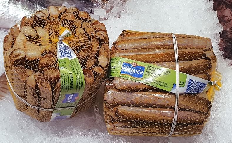 Martens Meeresdelikatessen - Spezialität Schwertmuscheln
