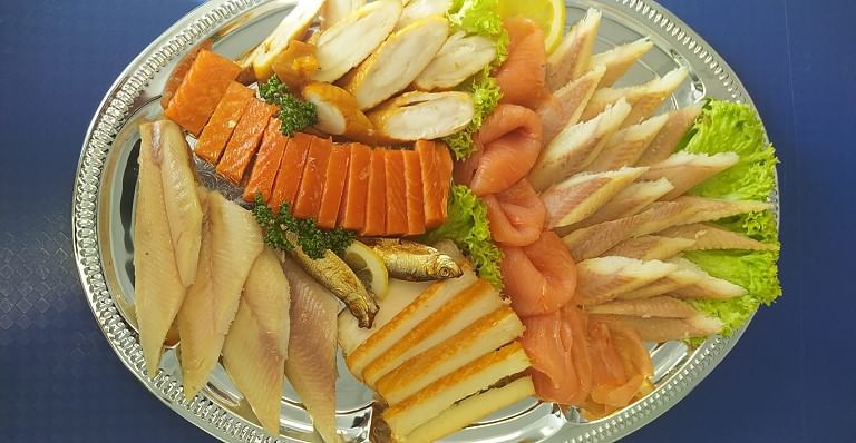 Räucherfisch: Fischplatte
